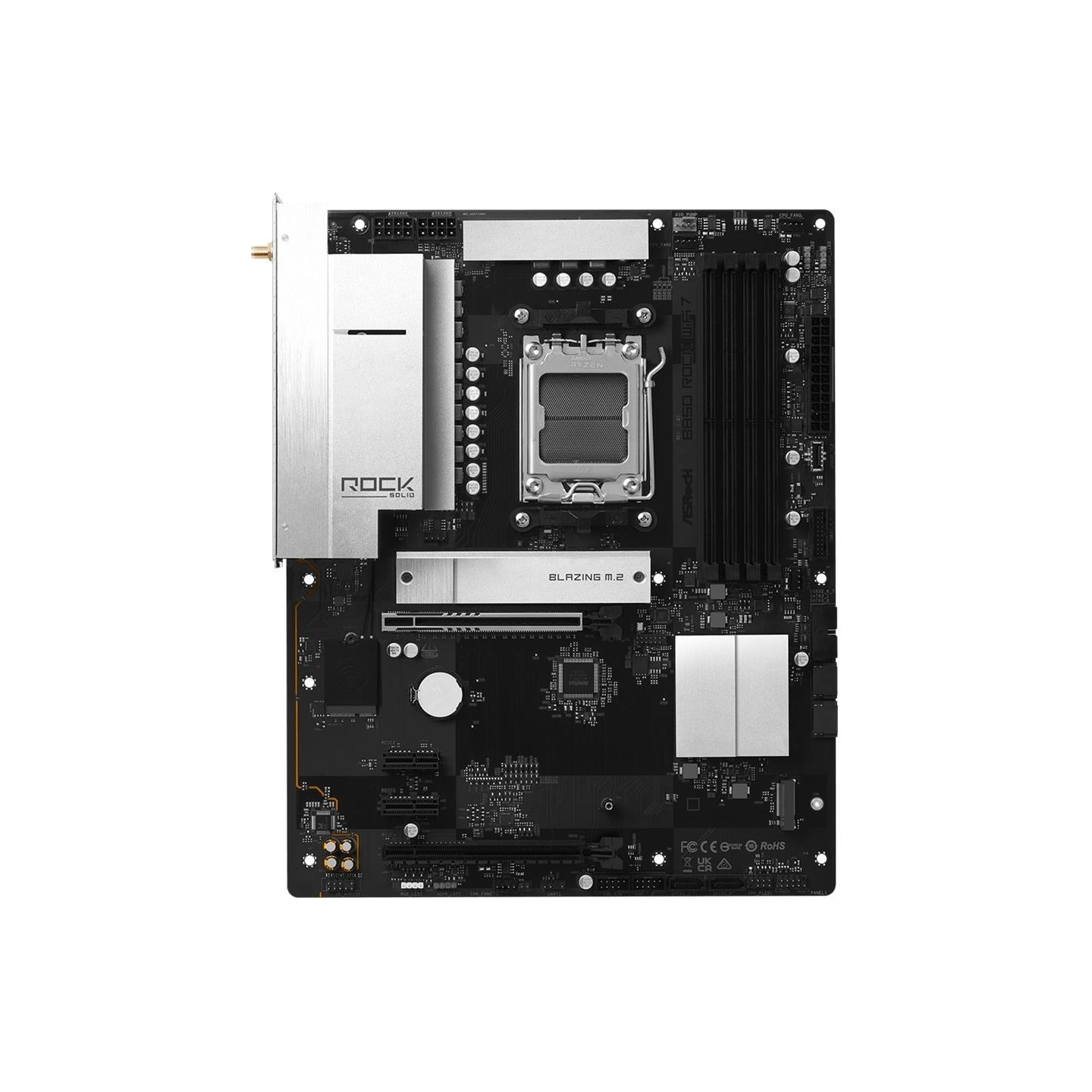 Asrock Motherboard B850 ROCK WIFI 7 AM5 4DDR5 ATX