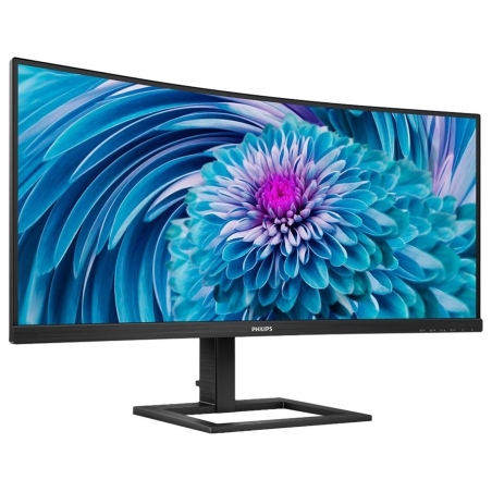 Philips Monitor 346E2CUAE 34 inch VA Curved HDMI DP USB-C, height adjustment