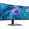 Philips Monitor 346E2CUAE 34 inch VA Curved HDMI DP USB-C, height adjustment