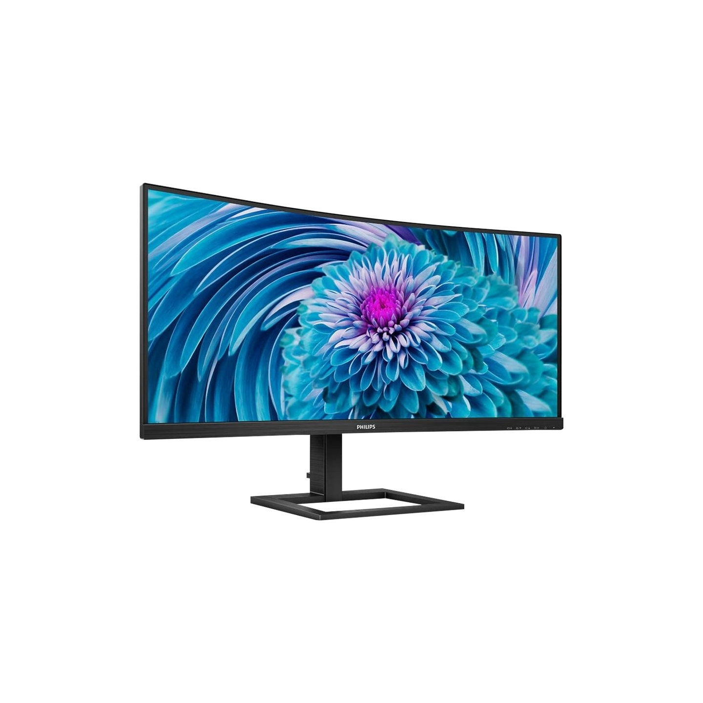 Philips Monitor 346E2CUAE 34 inch VA Curved HDMI DP USB-C, height adjustment