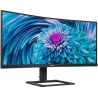 Philips Monitor 346E2CUAE 34 inch VA Curved HDMI DP USB-C, height adjustment