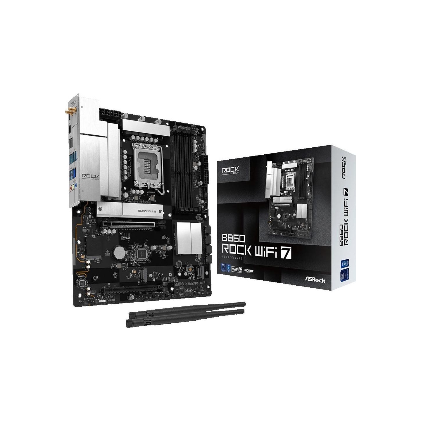 Asrock Motherboard B860 ROCK WIFI 7 s1851 4DDR5 ATX