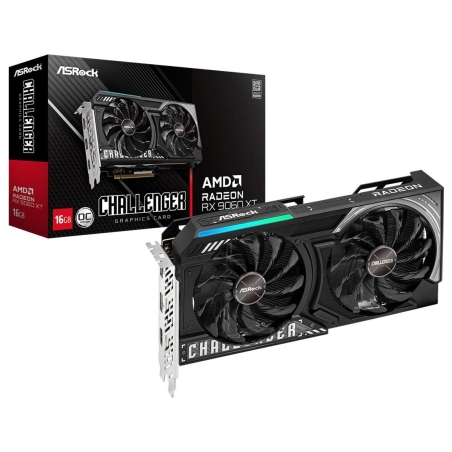 Asrock Graphics card Radeon RX 9060 XT CHALLENGER 16GB GDDR6 128bit 2DP/HDMI