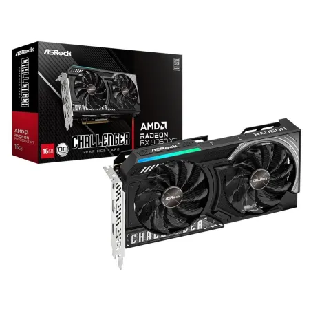 Asrock Graphics card Radeon RX 9060 XT CHALLENGER 16GB GDDR6 128bit 2DP/HDMI