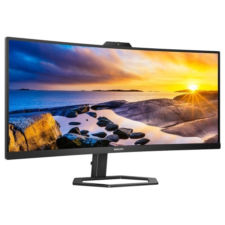 Philips Monitor 34 inches 34E1C5600HE VA HDMI DP USB-C HAS Camera Speakers