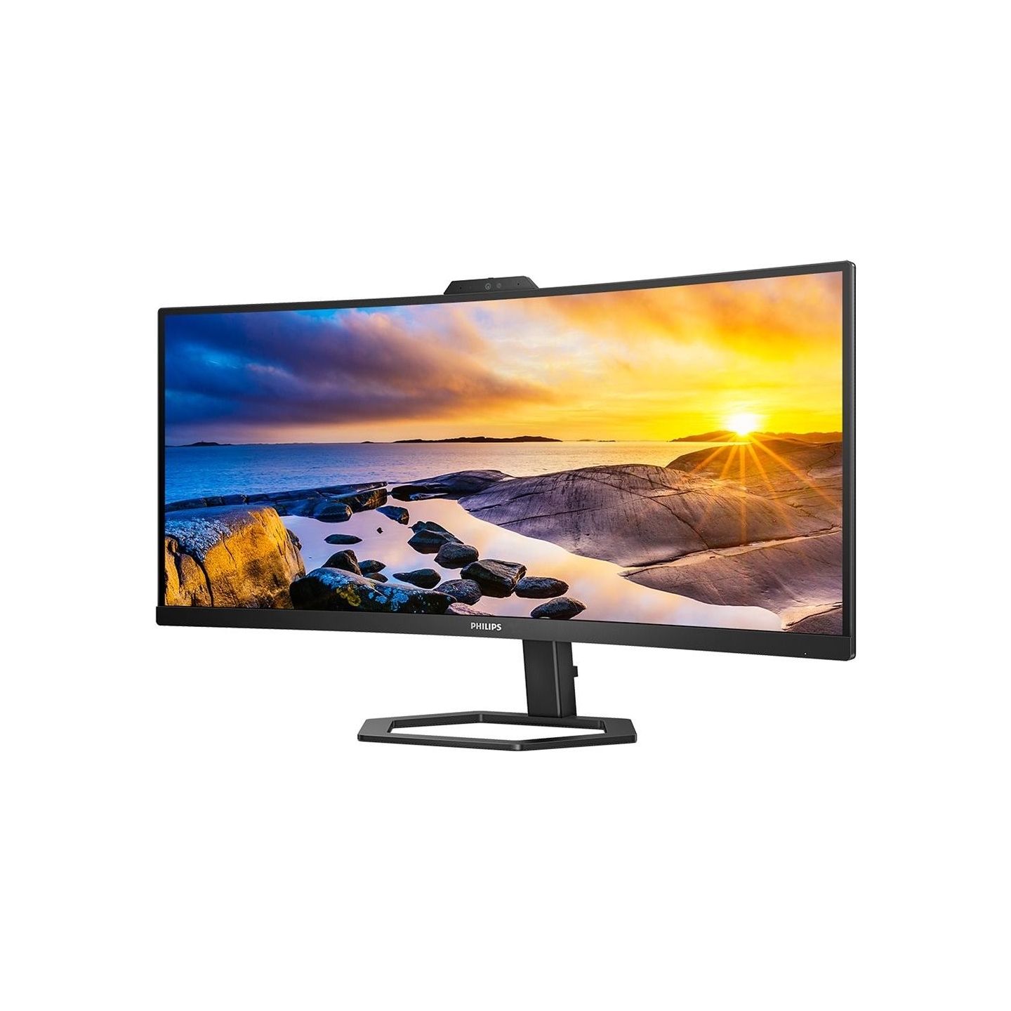 Philips Monitor 34 inches 34E1C5600HE VA HDMI DP USB-C HAS Camera Speakers