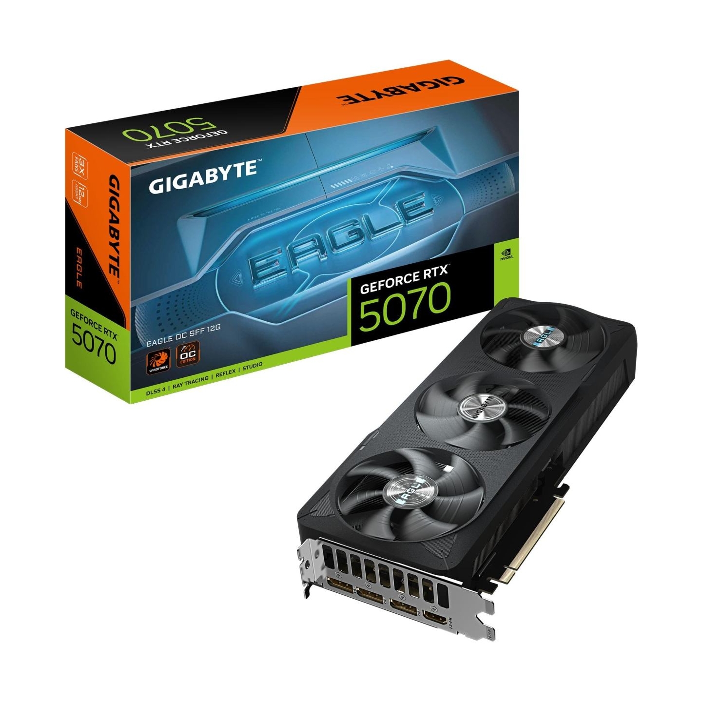 Gigabyte Graphics card GeForce RTX 5070 EAGLE OC SFF 12G 192BIT GDDR7 3DP/HDMI