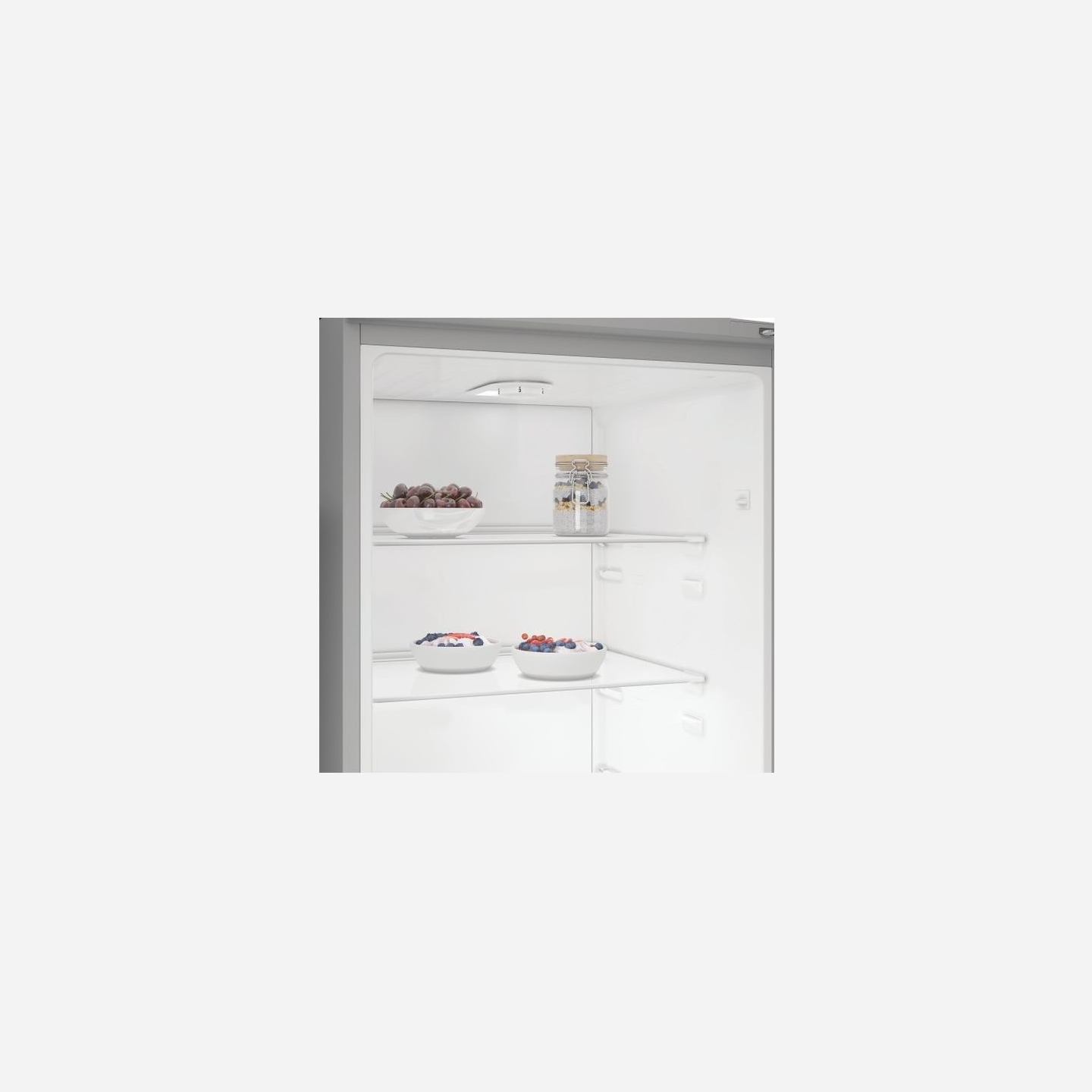 Indesit Refrigerator MLINS1411S4E, Energy class E, Height 171cm, 367l, Silver / MLINS1411S4E