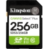 Kingston Canvas Select Plus | 256 GB | SD | Flash memory class Class 10, UHS-I, U1/U3, Video Class 10/30