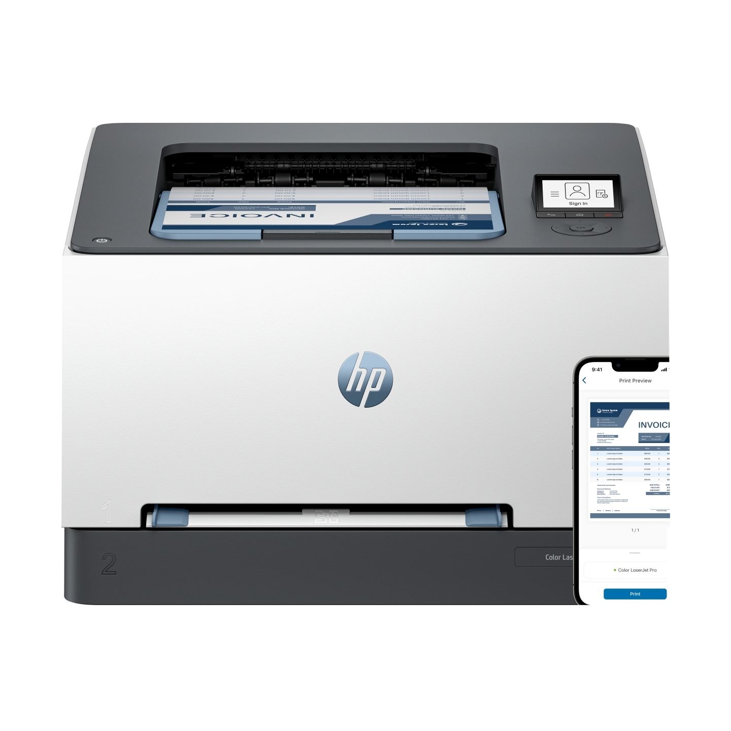 HP Color LaserJet Pro 3202dw 25ppm Print