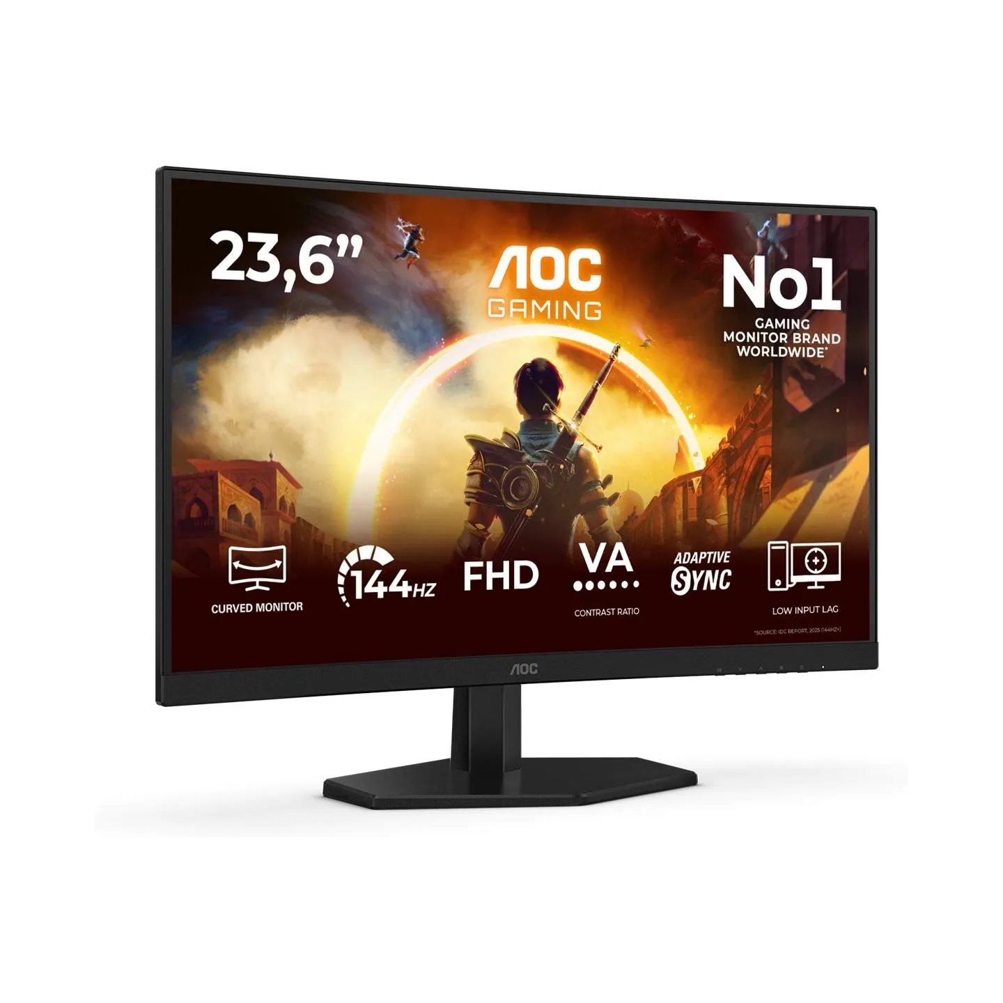 AOC C24G42FE 24“ 1920x1080/16:9/300 cd/m²/4ms/HDMI, DisplayPort, Headphone out | AOC