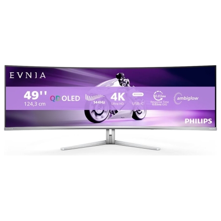 Philips | 49M2C8900L/00 | 49 " | OLED | 32:9 | 144 Hz | 0.03 ms | 5120 x 1440 pixels | HDMI ports quantity 2 | Warranty 24 month
