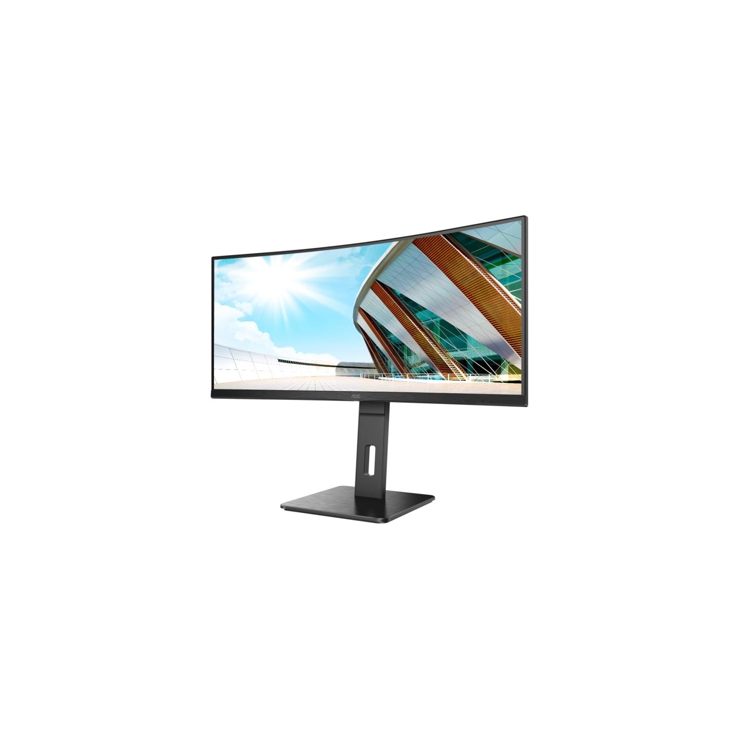 AOC | Curved Monitor | CU34P2A | 34 " | VA | 21:9 | 100 Hz | 1 ms | 3440 × 1440 | 300 cd/m² | Headphone out (3.5mm) | HDMI ports