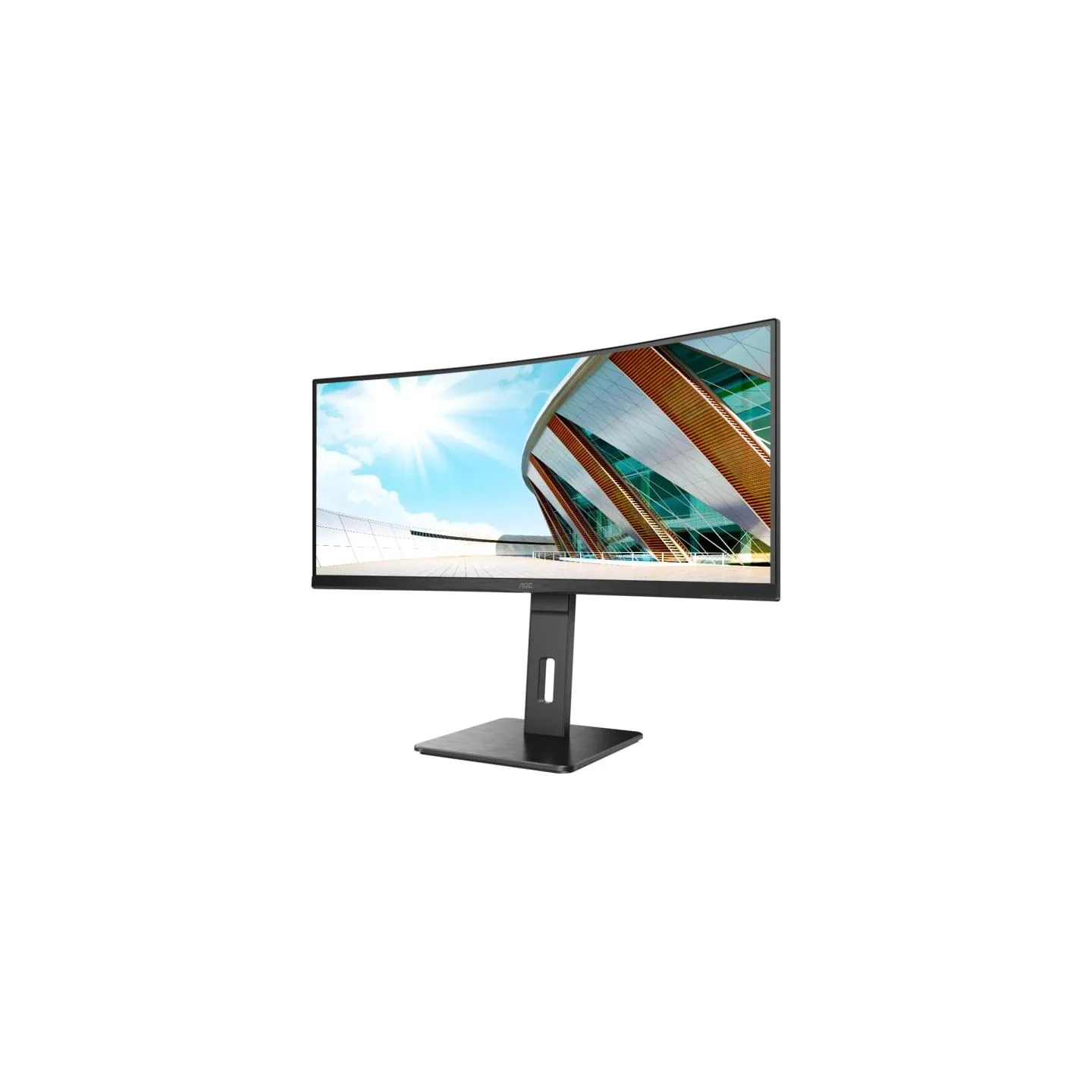 AOC | Curved Monitor | CU34P2A | 34 " | VA | 21:9 | 100 Hz | 1 ms | 3440 × 1440 | 300 cd/m² | Headphone out (3.5mm) | HDMI ports