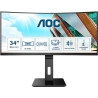 AOC | Curved Monitor | CU34P2A | 34 " | VA | 21:9 | 100 Hz | 1 ms | 3440 × 1440 | 300 cd/m² | Headphone out (3.5mm) | HDMI ports