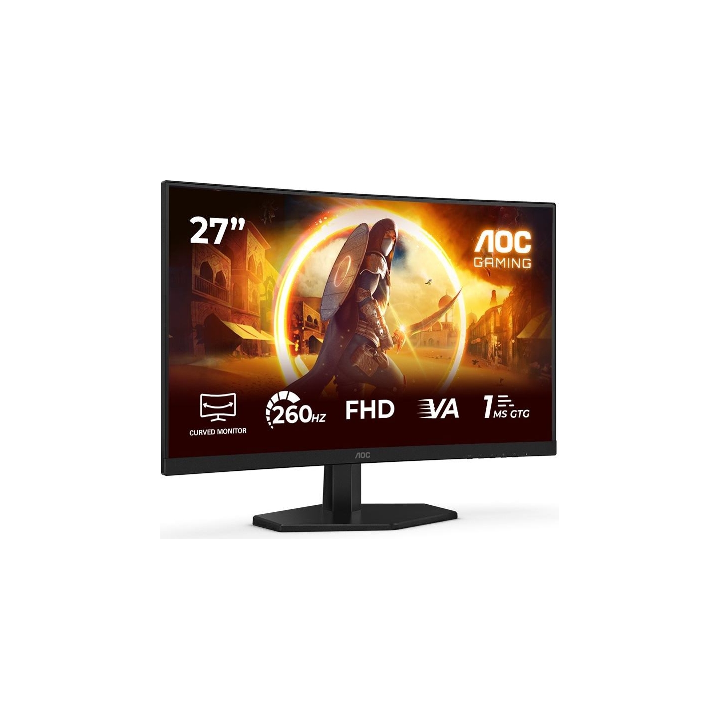 AOC Monitor 27 inch C27G42ZE Curved VA 260Hz HDMI DP