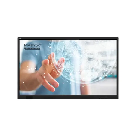 Prestigio SOLUTIONS Multiboard 75-inch Light Series Gen 7, Android 14, Google EDLA, AI button, 8/128GB, 50TP, black
