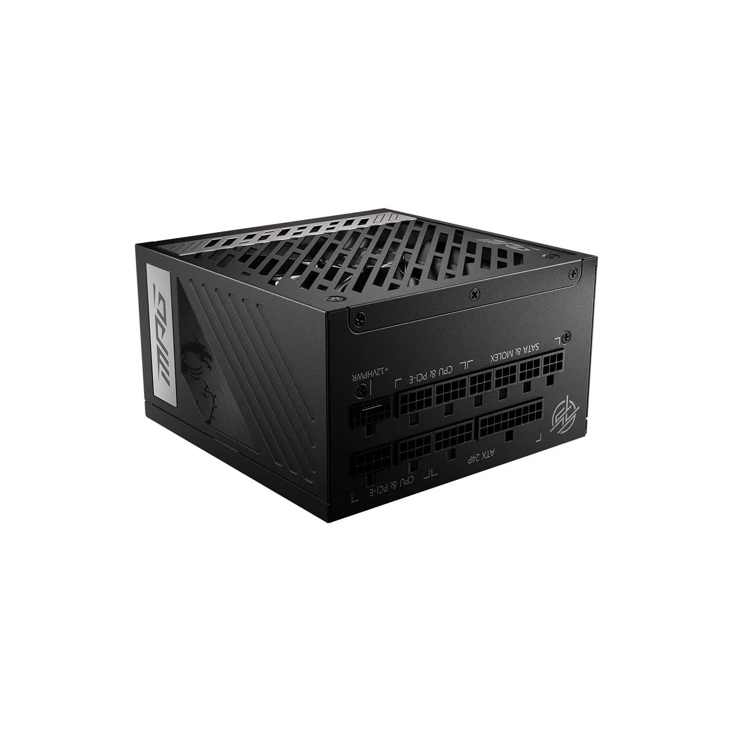 MSI Power Supply|MSI|1000 Watts|Efficiency 80 PLUS GOLD|PFC Active|MPGA1000GPCIE5