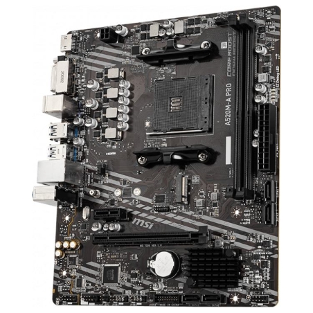 MSI | A520M-A PRO | Processor family AMD | Processor socket AM4 | DDR4 | Memory slots 2 | Chipset AMD A | Micro ATX