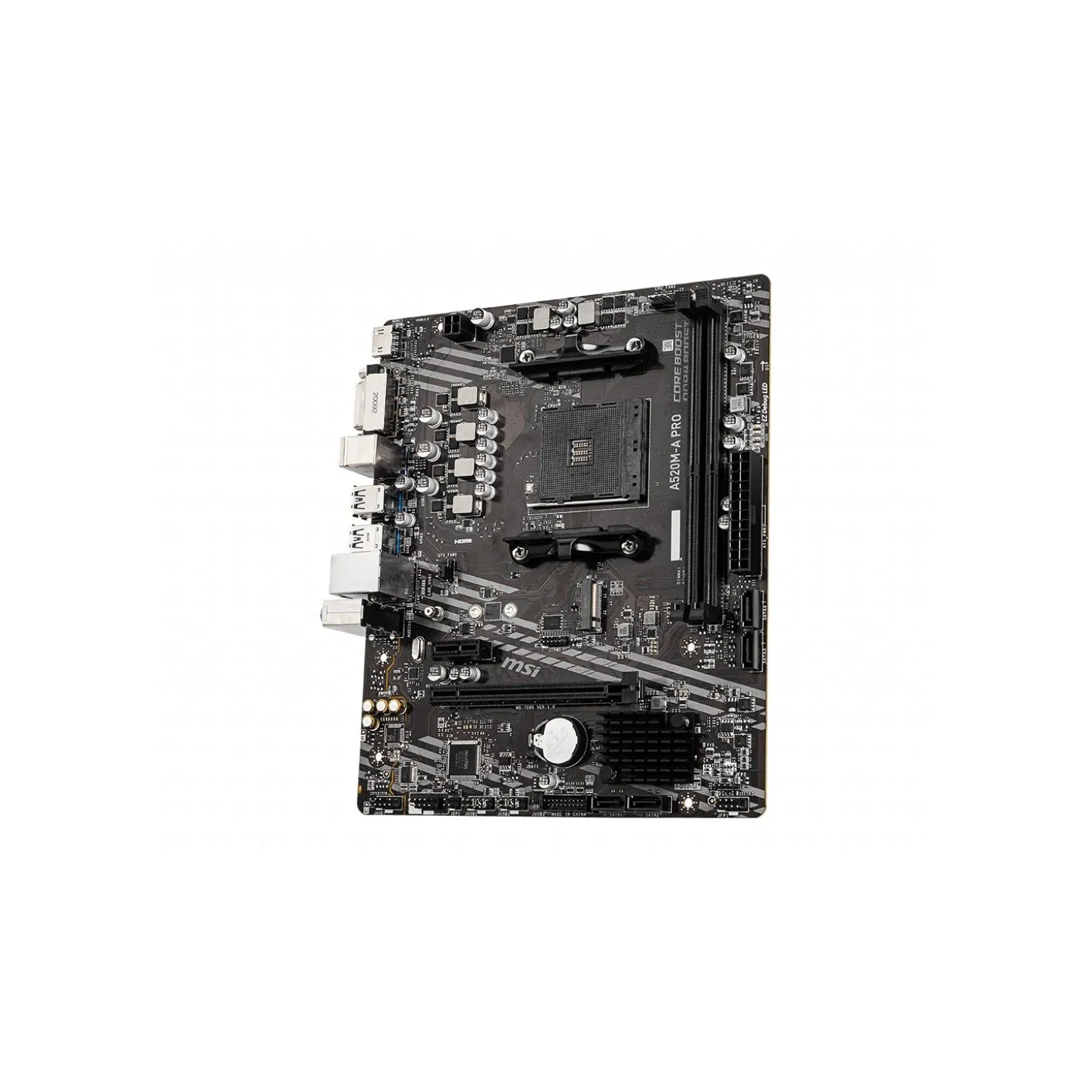 MSI | A520M-A PRO | Processor family AMD | Processor socket AM4 | DDR4 | Memory slots 2 | Chipset AMD A | Micro ATX