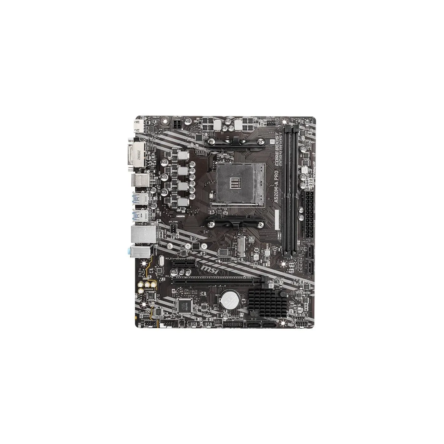 MSI | A520M-A PRO | Processor family AMD | Processor socket AM4 | DDR4 | Memory slots 2 | Chipset AMD A | Micro ATX