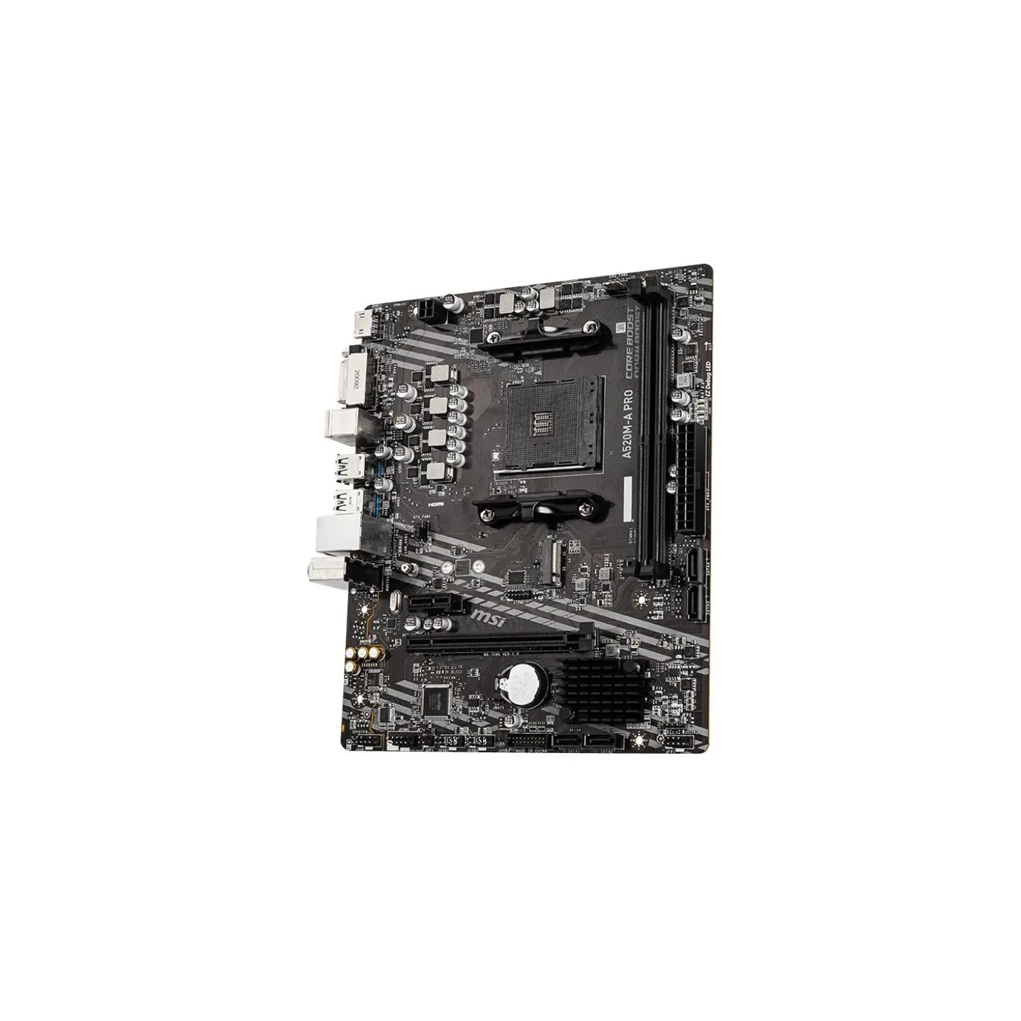 MSI | A520M-A PRO | Processor family AMD | Processor socket AM4 | DDR4 | Memory slots 2 | Chipset AMD A | Micro ATX