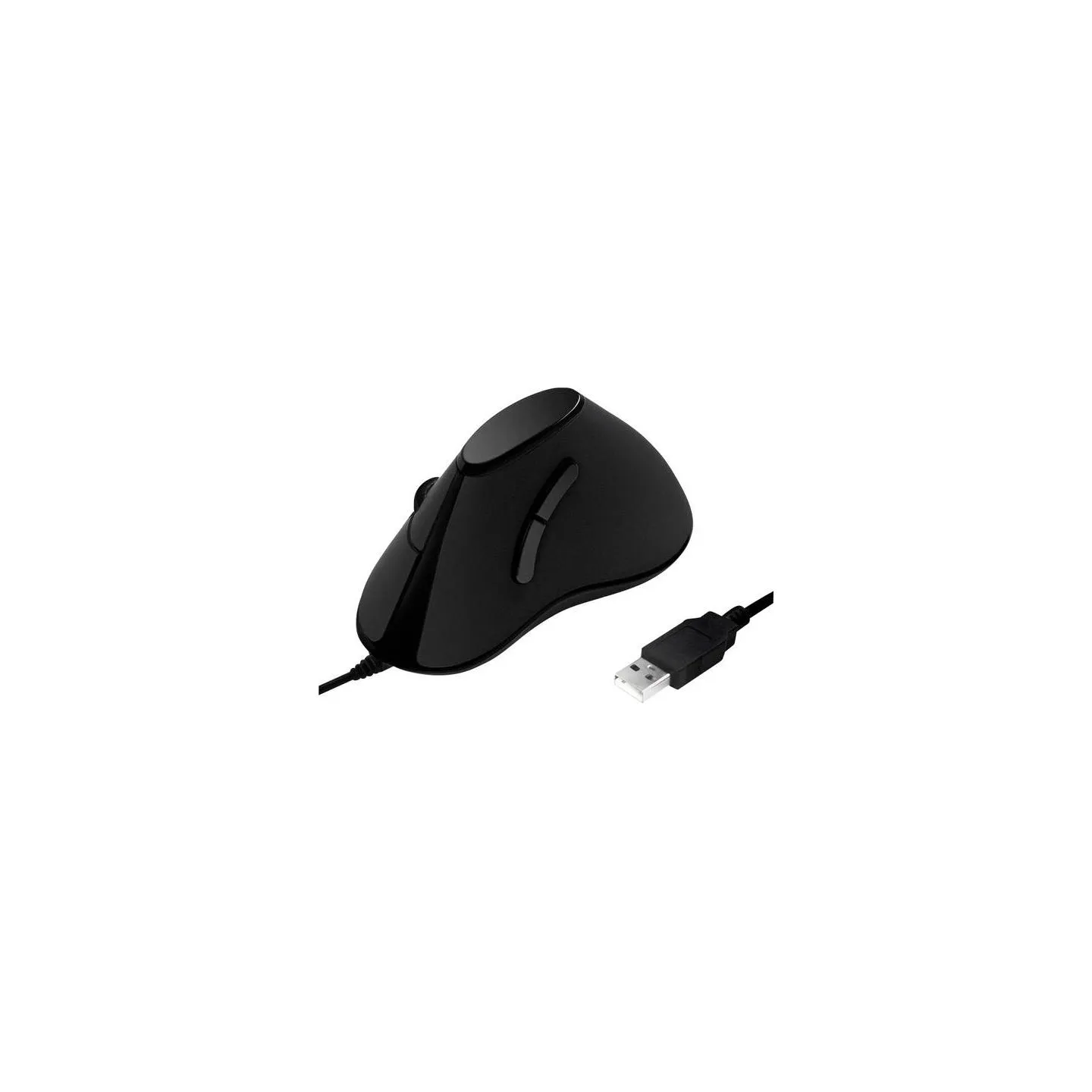 Logilink | Ergonomic Vertical Mouse | ID0158 | Wired | Optical | Black