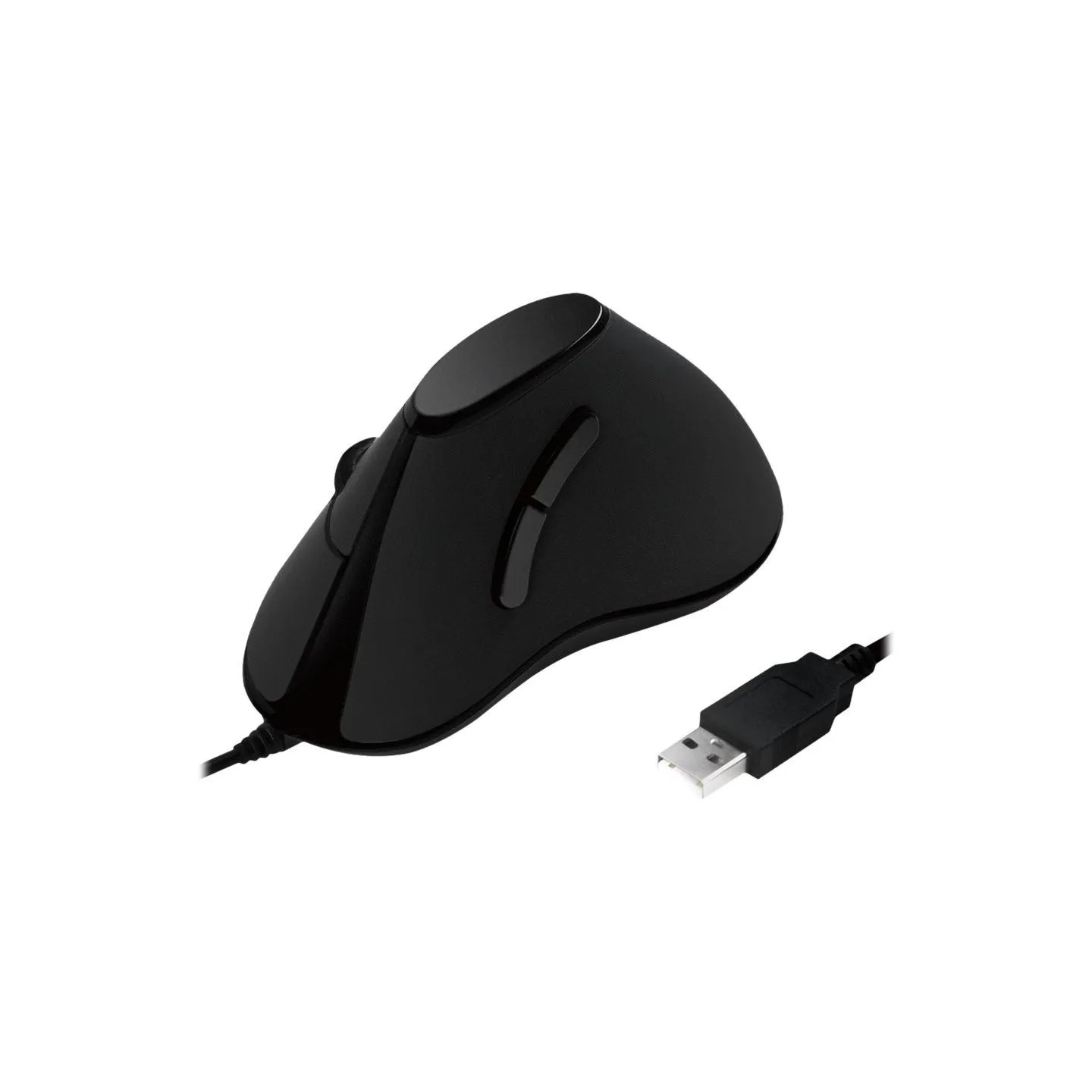 Logilink | Ergonomic Vertical Mouse | ID0158 | Wired | Optical | Black