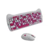 Canyon HSET-W6 EN Keyboard+Mouse Kitty Edition AAA+АА Wireless Pink