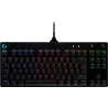 Logitech G PRO TKL Corded Mechanical Gaming Keyboard - BLACK - US INT'L - USB - CLICKY