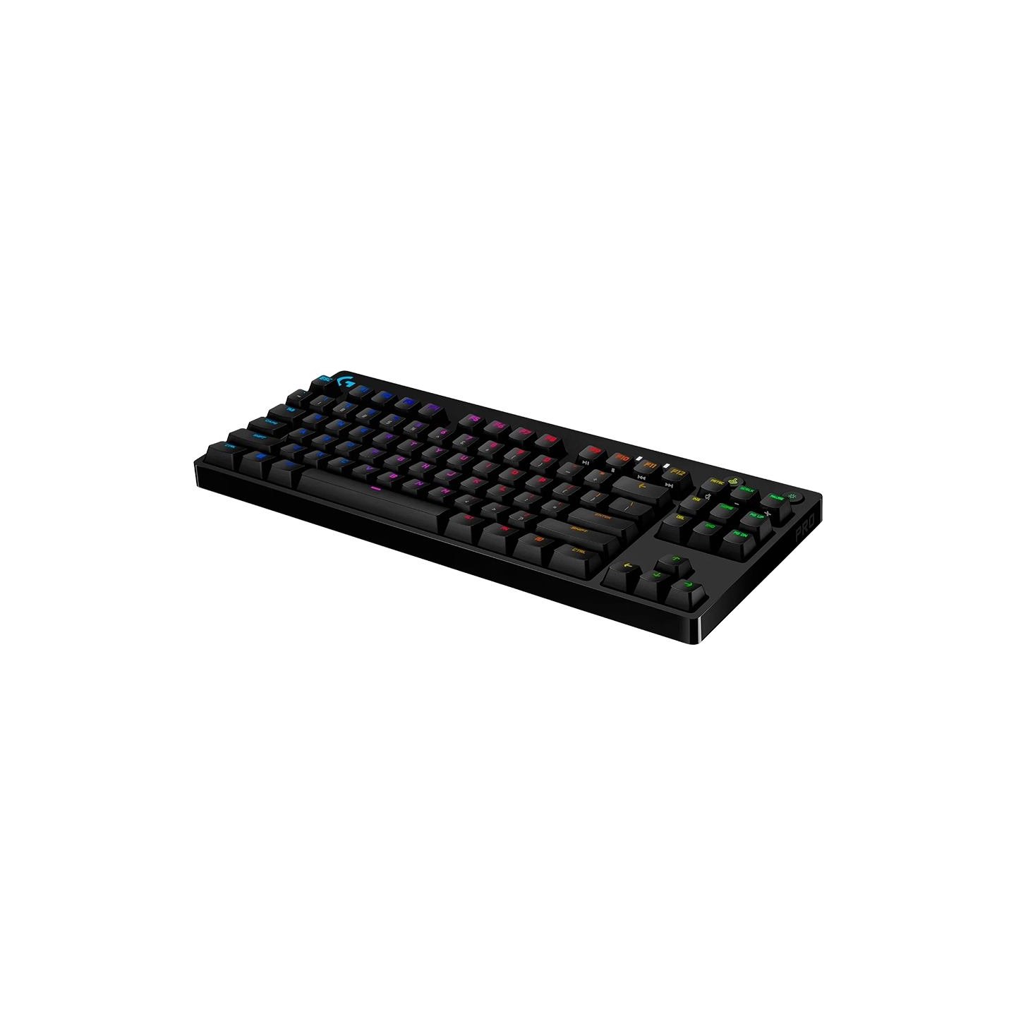 Logitech G PRO TKL Corded Mechanical Gaming Keyboard - BLACK - US INT'L - USB - CLICKY