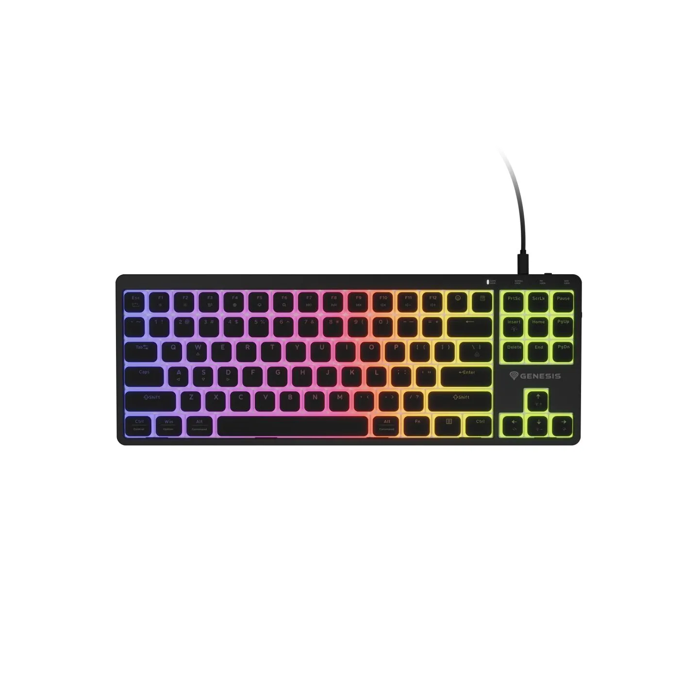 Genesis Thor 430 TKL | Gaming Keyboard | Wired | US | Linear | Black