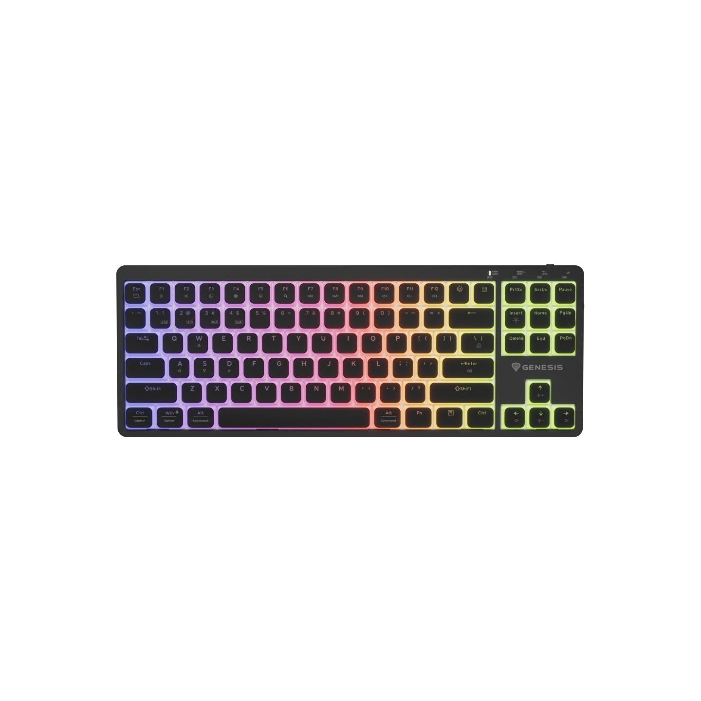 Genesis Thor 430 TKL | Gaming Keyboard | Wireless | Bluetooth | US | Linear | Black