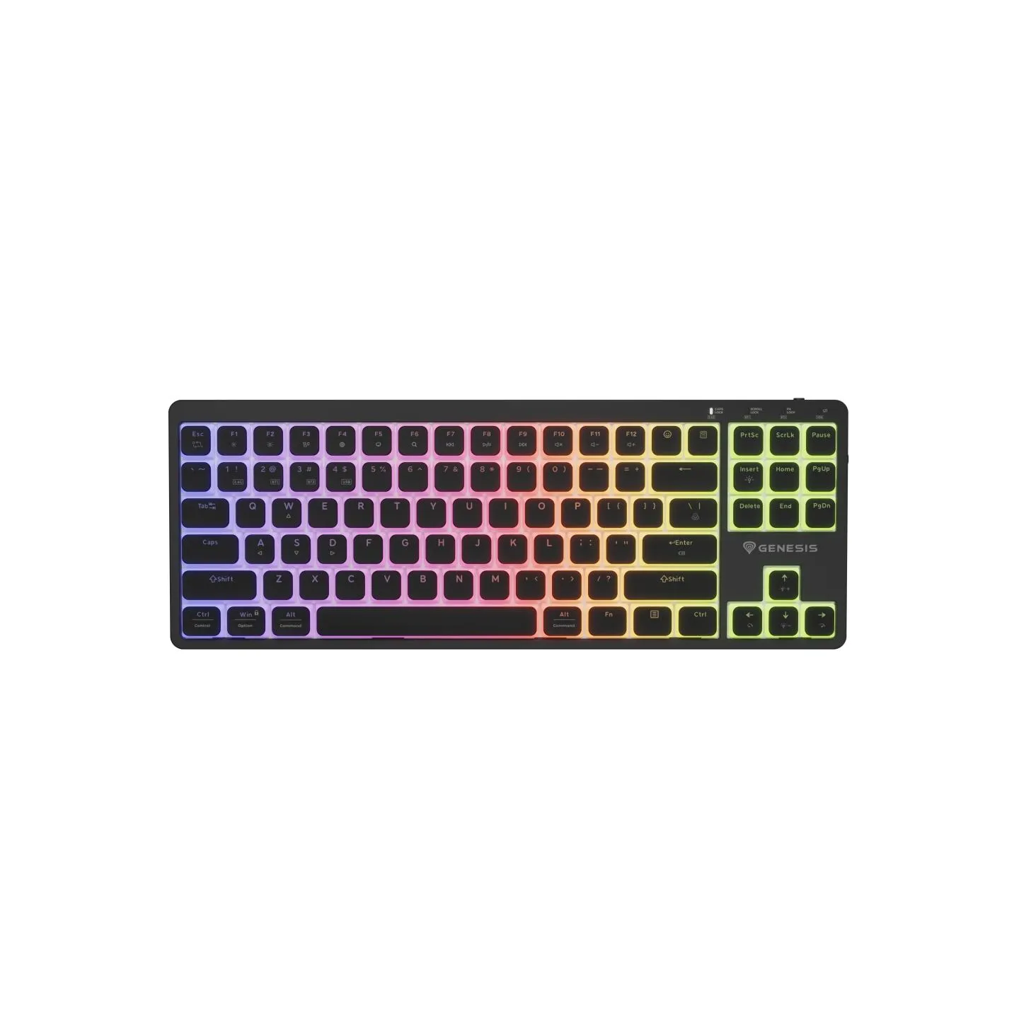 Genesis Thor 430 TKL | Gaming Keyboard | Wireless | Bluetooth | US | Linear | Black