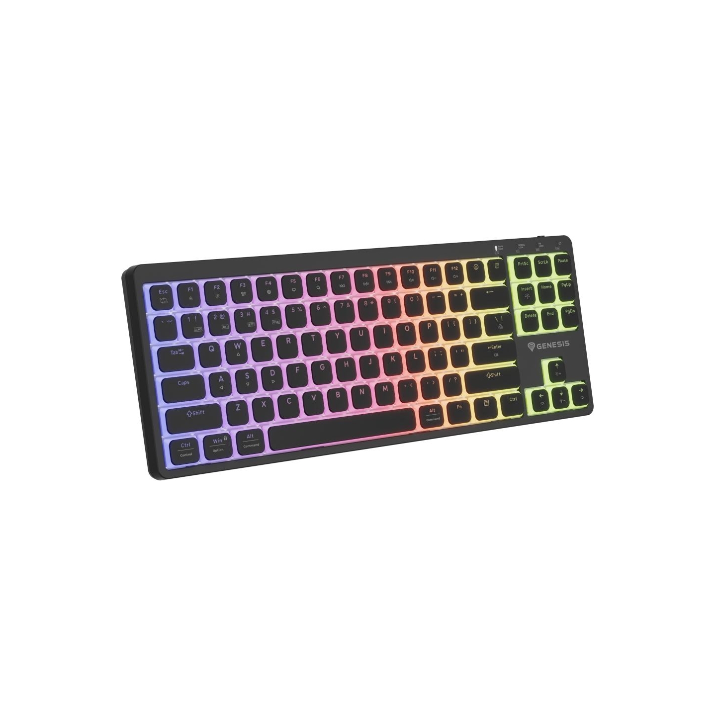 Genesis Thor 430 TKL | Gaming Keyboard | Wireless | Bluetooth | US | Linear | Black