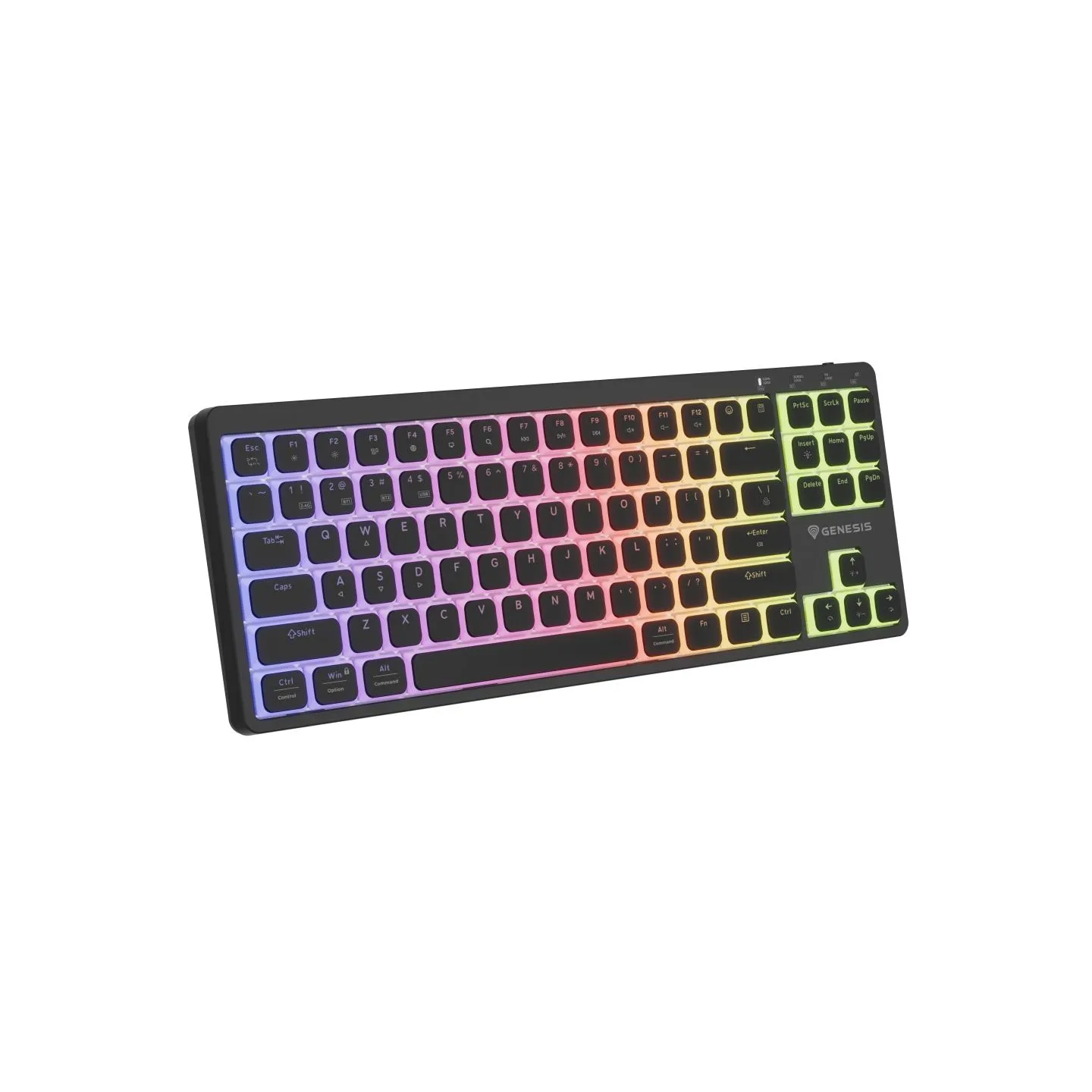 Genesis Thor 430 TKL | Gaming Keyboard | Wireless | Bluetooth | US | Linear | Black