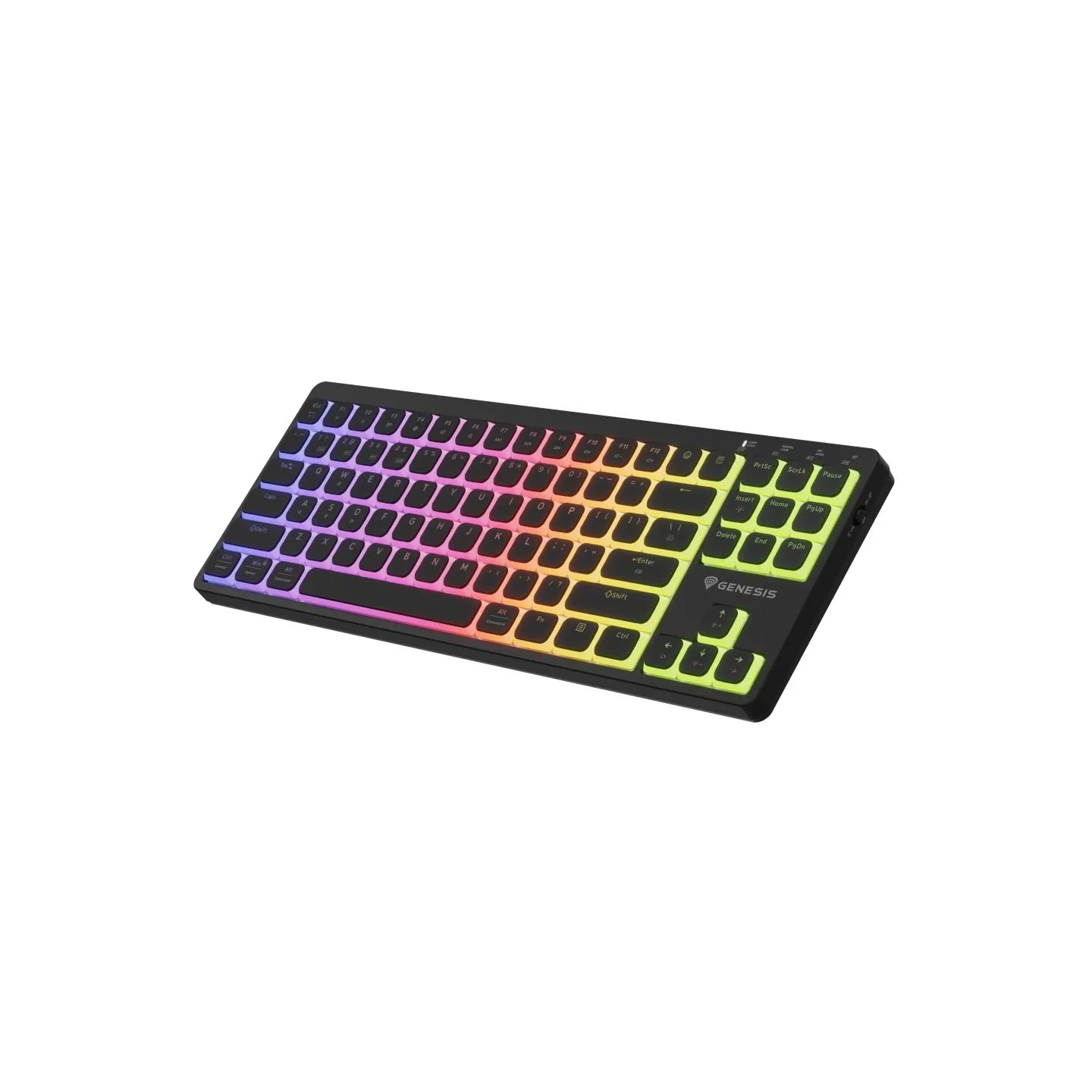Genesis Thor 430 TKL | Gaming Keyboard | Wireless | Bluetooth | US | Linear | Black