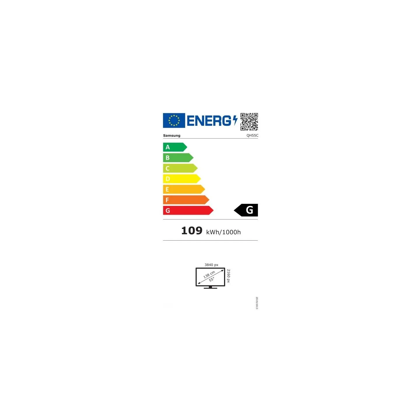 Samsung 55" QH55C UHD 700 NITS 24/7 SOC WIFI