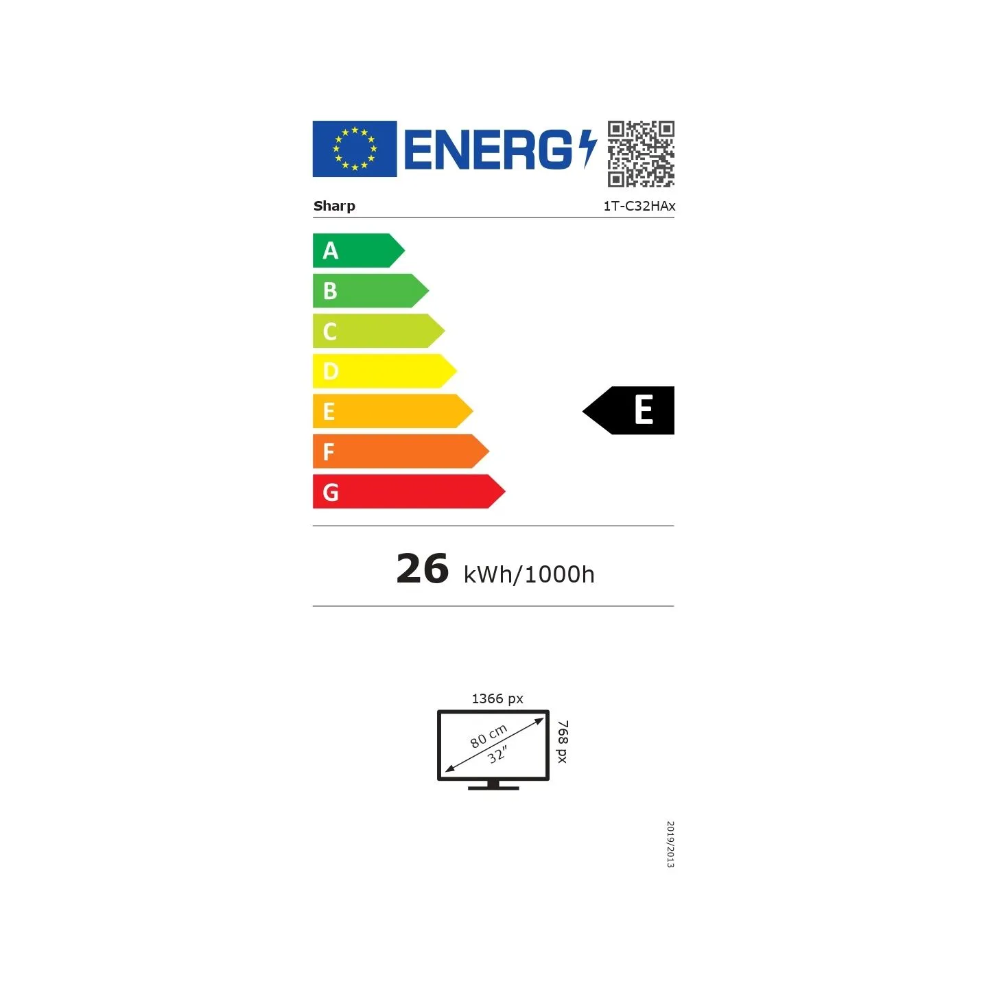 Sharp 32HA1205E | 32 | HD | Black