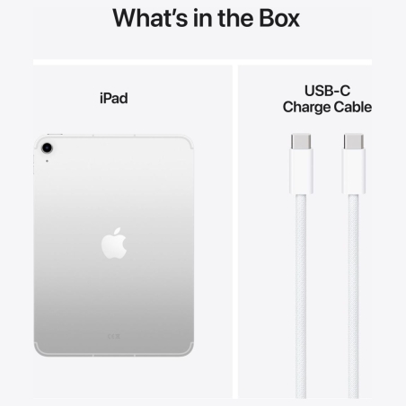 Apple | iPad Wi-Fi + Cellular | 11 " | Silver | IPS, Liquid Retina | 2360 x 1640 pixels | Apple A16 | 512 GB | 3G | 4G | 5G | Wi