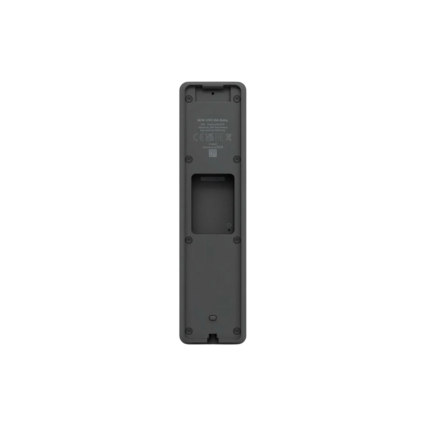 Ubiquiti UVC-G6-Entry All-weather, PoE+ Doorbell with enhanced AI detections, two-way audio, a secondary package camera, and int