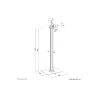 Neomounts Floor stand | Tilt, Rotate | FL15-627BL1 | Maximum weight (capacity) 3 kg | Black