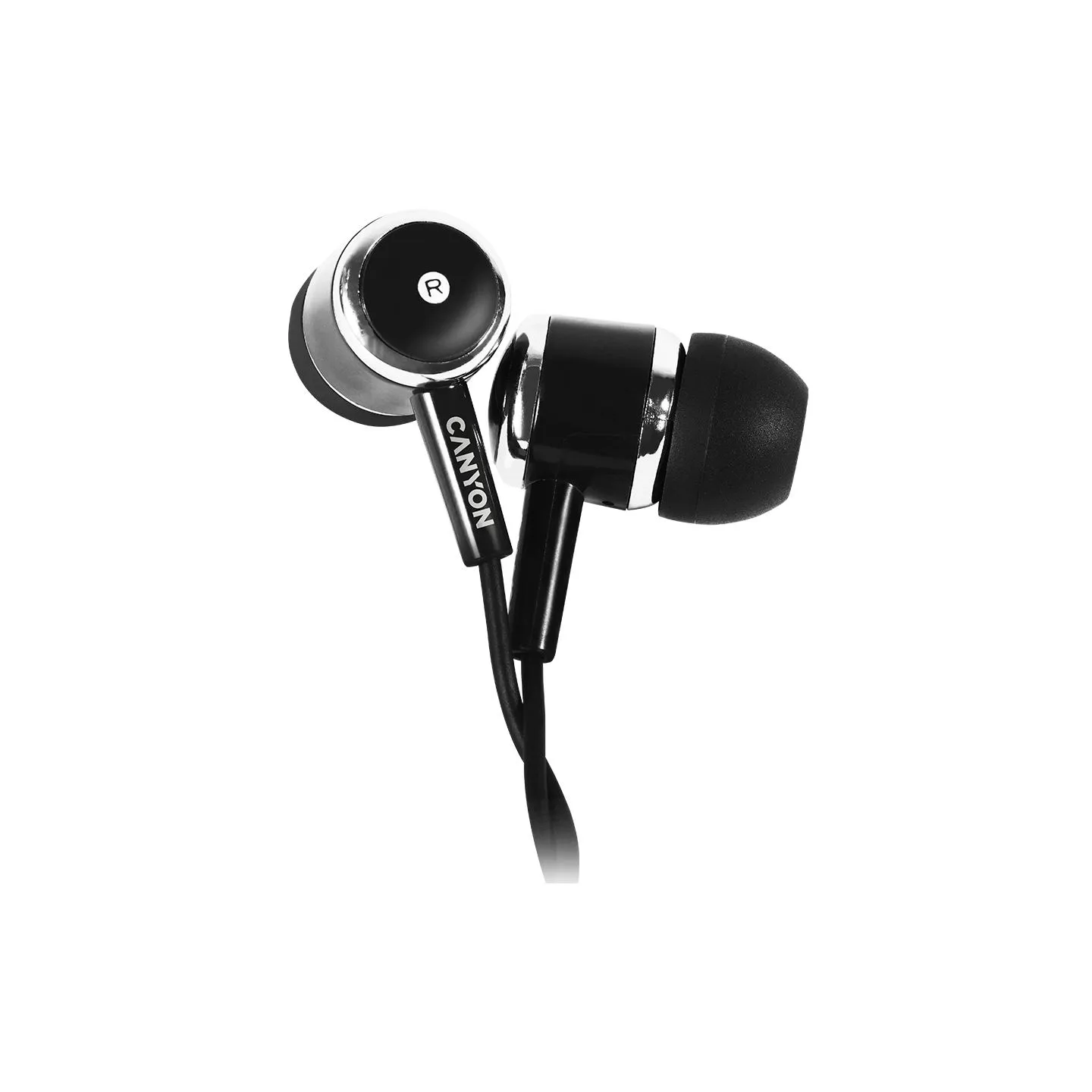 Canyon headphones EPM-01 Mic 1.2m Black