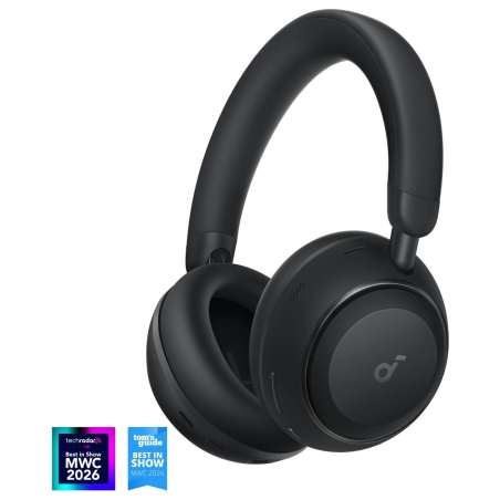 Anker Soundcore Space 2 | Headphones | Over-ear | Microphone | Jet Black | Noise canceling