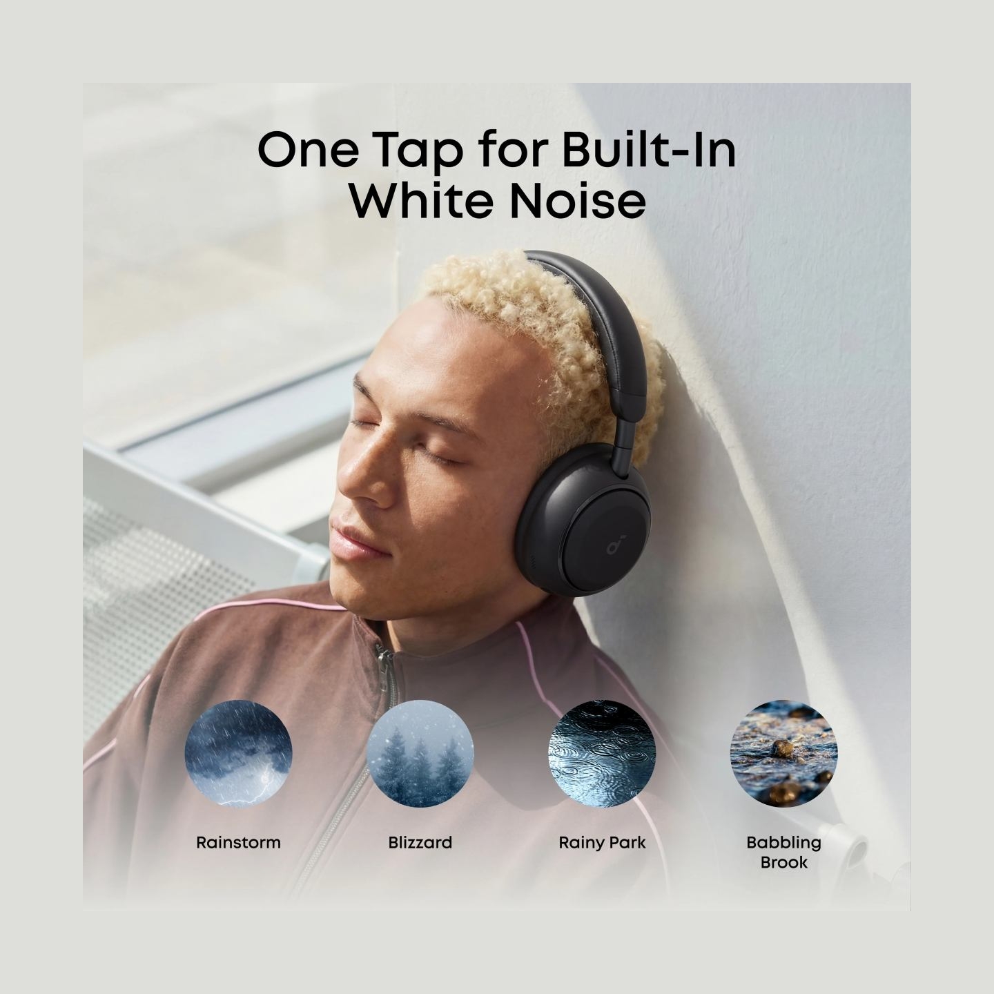 Anker Soundcore Space 2 | Headphones | Over-ear | Microphone | Jet Black | Noise canceling