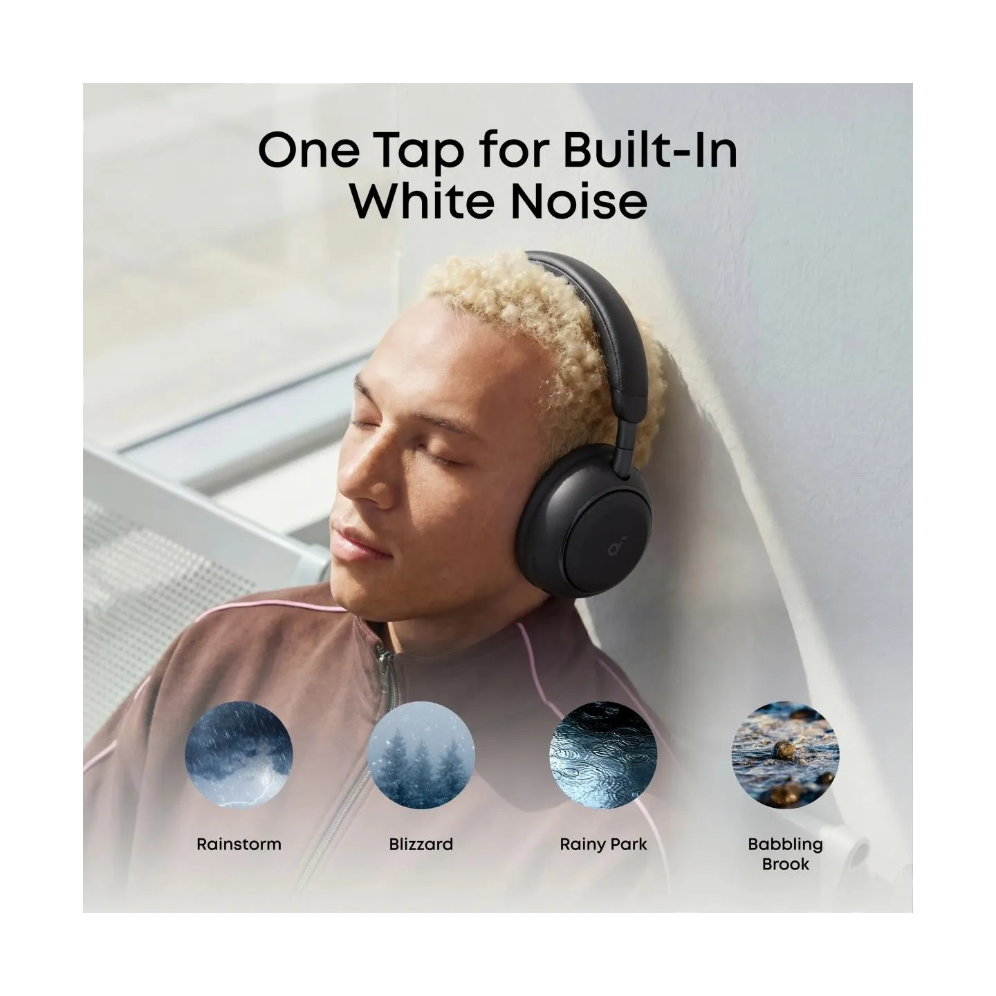 Anker Soundcore Space 2 | Headphones | Over-ear | Microphone | Jet Black | Noise canceling