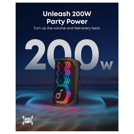 Anker Soundcore Speaker | Rave 3S | Bluetooth | Wireless connection | Portable | Black