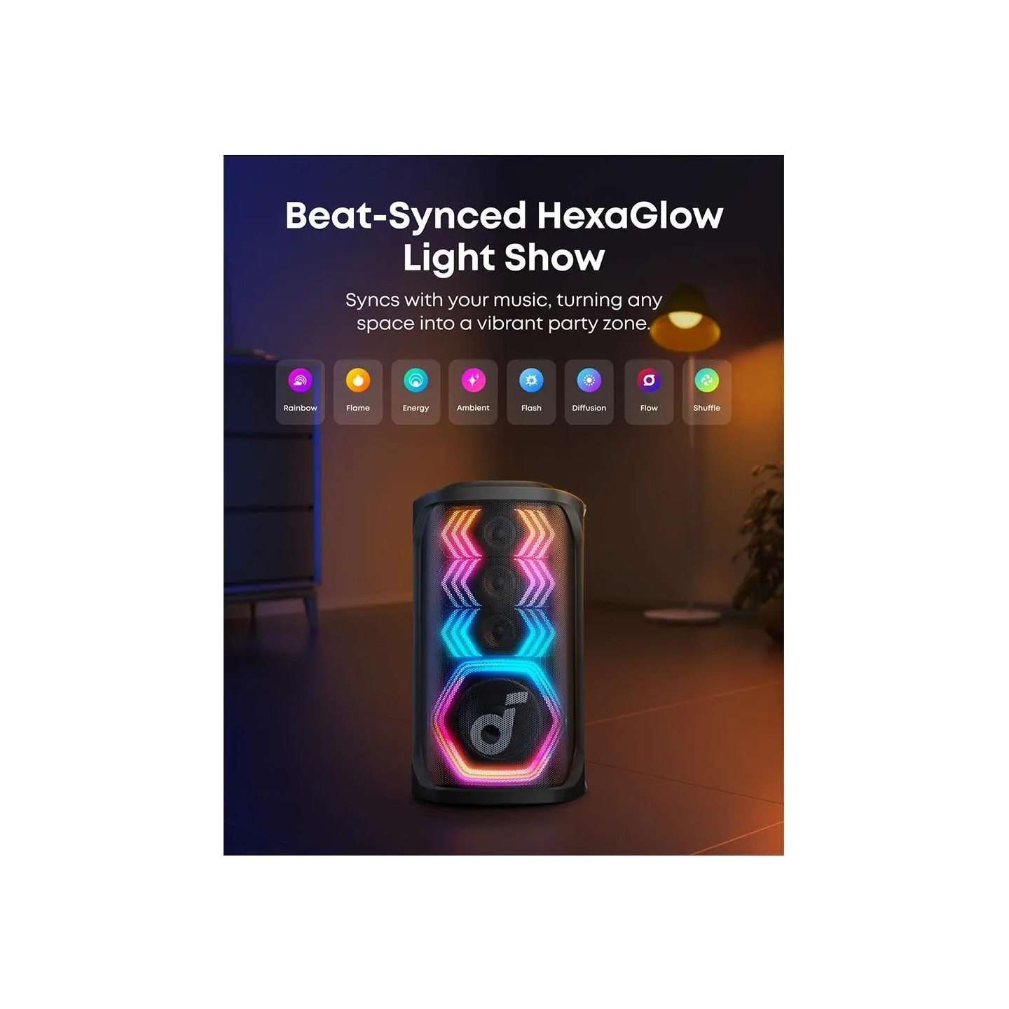 Anker Soundcore Speaker | Rave 3S | Bluetooth | Wireless connection | Portable | Black