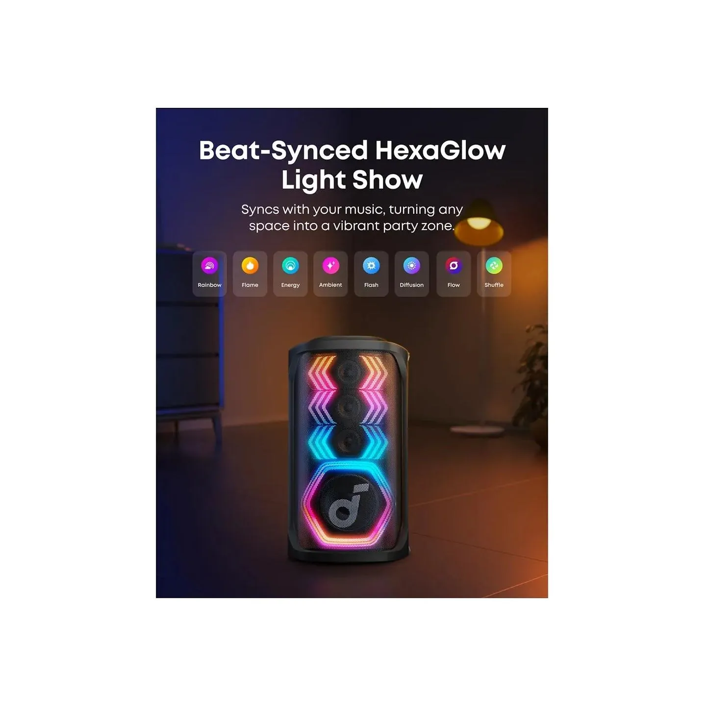 Anker Soundcore Speaker | Rave 3S | Bluetooth | Wireless connection | Portable | Black