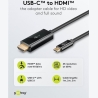 Goobay USB-C to HDMI Cable 4K at 60 Hz, 1 m | 75696